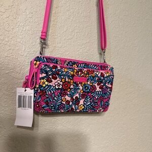 New with tags Vera Bradley crossbody wallet.
